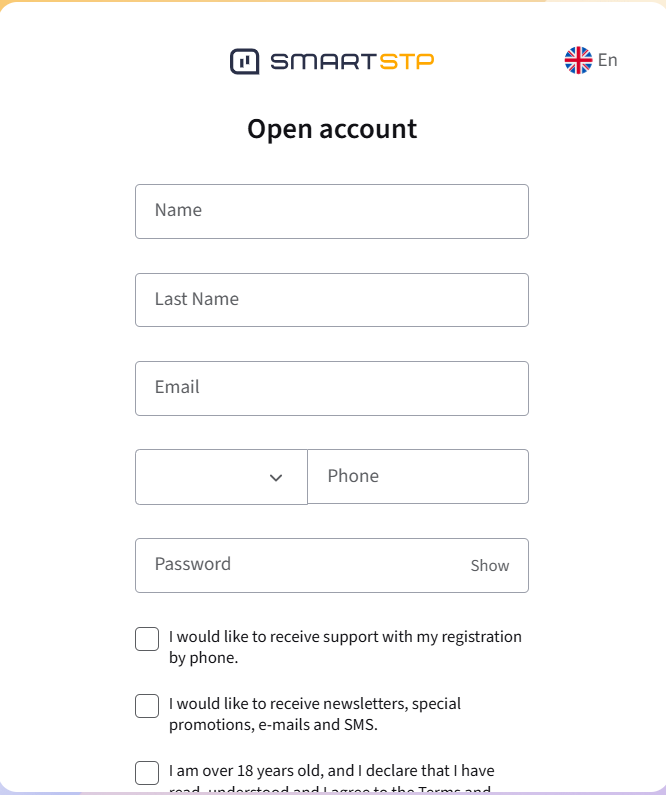 The process of registering and getting started with the platform.